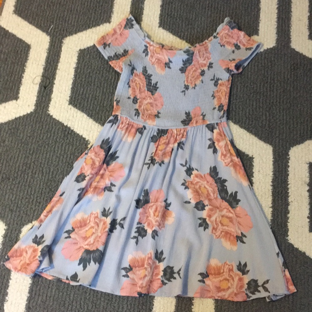 Periwinkle Off the shoulder dress